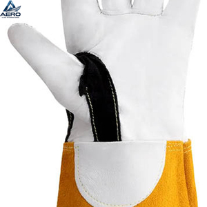 Guantes de soldadura de cuero con protección para las manos 100% de alta calidad a un precio asequible para hombres, guantes de cuero rectos - Product Image 4