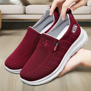 May 2025 Summer One-Pedal Middle-Aged and <b>Elderly</b> Mother Couple Canvas <b>Shoes</b> Soft-EVA Outsole Comfortable Casual <b>Shoes</b> 46 - Product Image 2