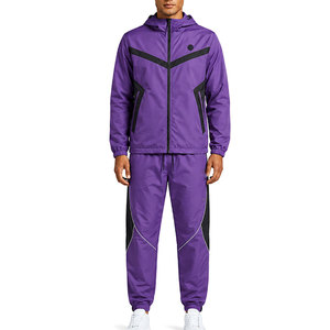Lightweight Men Windbreaker <b>Suit</b> Athletic Sportswear Set For Gym Training Walking And Everyday Active Comfort - Product Image 1