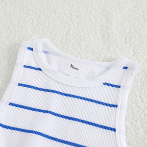 Camiseta sin mangas elástica personalizada de poliéster y elastano para gimnasio, fitness, ropa deportiva flexible para mujer, chaleco de entrenamiento al por mayor - Product Image 5