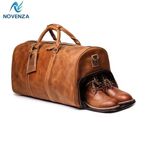 Bolso de cuero duradero con gran capacidad de almacenamiento, costuras resistentes, asas fuertes, múltiples bolsillos y correa de hombro ajustable. - Product Image 5