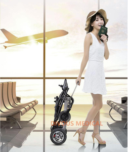 Vente à chaud Fauteuil roulant électrique portable Batterie au lithium légère Fauteuil électrique marcheur pliant <span class=keywords><strong>pour</strong></span> personnes âgées <span class=keywords><strong>pour</strong></span> personnes handicapées - Product Image 5