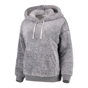Women Sherpa Fleece <b>Hoodie</b> Custom Embroidered Oversized <b>Teddy</b> Winter Pullover Sweatshirt OEM ODM Wholesale Factory - Product Image 4
