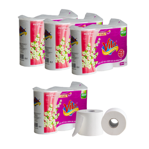 Papier toilette en gros de taille standard, 2 plis, 15 GSM, emballage personnalisé, couleur blanche, 100x105 mm, forte absorption d'eau - Product Image 3