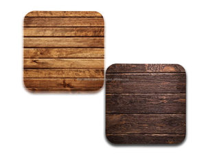 Bureau utilise des sous-verres d'affichage de café de thé personnalisés caboteur et napperon en bois planches naturelles pour accessoires de cuisine - Product Image 1
