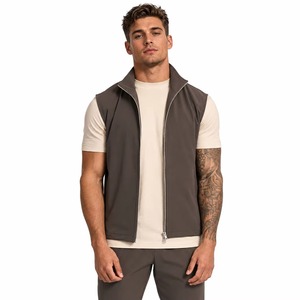 Ensemble décontracté 3 pièces pour homme, veste légère, t-shirt en coton doux et pantalon extensible de haute qualité - Product Image 4