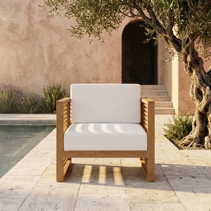 Solid Teak <b>Patio</b> Lounge <b>Chair</b> Manufacturer Jepara Factory Wholesale Outdoor Single Deep Seating Armchair Custom Project - Product Image 2