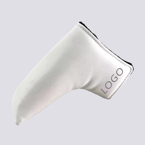 Funda para Putter de Golf SOSH4, Cuero PU Blanco, Cierre Magnético, Portátil, Diseño Bordado 3D 'Hole in One', Estilo Blade, Duradera - Product Image 2
