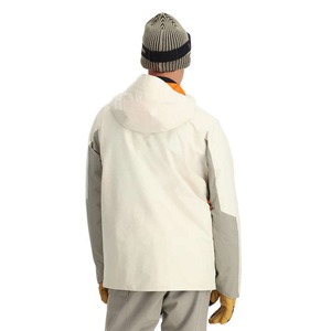 Veste d'extérieur imperméable pour homme grande taille, à coque rigide, pour ski et snowboard, avec fermeture éclair, respirante, à capuche et motifs imprimés - Product Image 2
