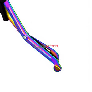 Ciseaux EMT 7,25 pouces, lames arc-en-ciel avec manche noir, acier inoxydable allemand, ciseaux utilitaires EMT, bandage de traumatisme, paramédical - Product Image 3