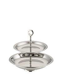 Bandeja de Servicio Redonda de Estilo Rústico Hecha a Mano MIDAS Deluxe, Bandeja de Almacenamiento Vintage de Varios Niveles, Decoración de Bandeja de Varios Niveles, Apta para Contacto con Alimentos - Product Image 6