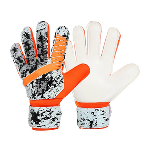 ถุงมือผู้รักษาประตูสำหรับผู้ชาย ถุงมือฟุตบอลแบบมืออาชีพ สำหรับฝึกซ้อมและแข่งขัน พร้อมอุปกรณ์ป้องกันนิ้ว - Product Image 1
