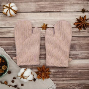 Ensemble de gants de cuisine résistants à la chaleur et écologiques, en coton matelassé, antidérapants, pour la cuisson, le barbecue et la protection quotidienne à la maison - Product Image 2