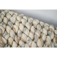 Tapis moderne en laine naturelle tissé à la main RTS |   Tapis de sol de qualité supérieure |   OEM ODM Tailles personnalisées |   Sous-couche en jute lavable en machine, fine