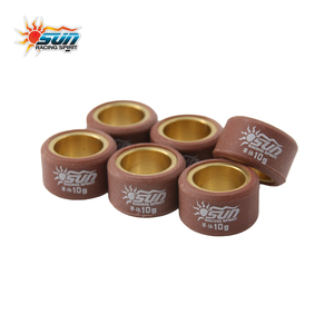 SUN Racing Nouveau jeu de 6 rouleaux de variateur 18x14 10G pour BEAT Fi GY6 - Coulisseaux de variateur à noyau en laiton de qualité supérieure pour l'équilibrage et la calibration - Product Image 2