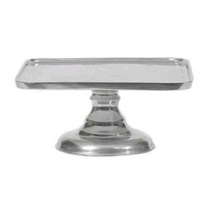 Classic Design Two-Tier Metal <b>Cake</b> Stand with <b>Gold</b> Finish and Bow <b>Top</b> Design - Product Image 2