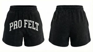 Unisex OEM ODM Canvas Mid Waist Summer Lounge Shorts <b>Elastic</b> Waist Cozy Soft Quick Dry Breathable Eco-Friendly 100% Cotton - Product Image 4