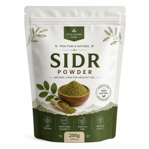 Poudre de feuilles de Sidr 100% pure, de qualité cosmétique naturelle, 250g, riche en antioxydants et minéraux pour la croissance des cheveux, parmi les plus vendues - Product Image 1