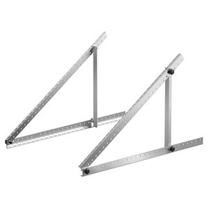 Staffe di Montaggio Leggere per Pannelli Solari da 50 Pollici, Inclinazione Regolabile 0-90 Gradi per Pannelli Solari da 100-550W, Supporto per Tetto - Product Image 1