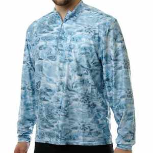 เสื้อตกปลาแบบระบายอากาศได้ดีสำหรับผู้ชาย คุณภาพสูง ป้องกันรังสียูวี แขนยาว แห้งเร็ว แบบสั่งทำพิเศษ - Product Image 5