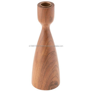 Bougeoir en bois de manguier au design personnalisé en gros Photophore décoratif fait à la main pour la maison pour les occasions de Noël - Product Image 4