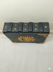 AAN Overseas Ventures Sun Moon Journal en cuir Vintage fait à la main Cahier en relief Design Antique Lock-Livre-cadeau d'écriture de voyage - Product Image 3