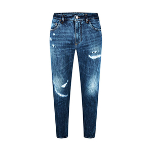 Pantalon en jean vintage pour homme, tissu extensible en coton doux et durable, style décontracté, à porter tous les jours, streetwear - Product Image 4