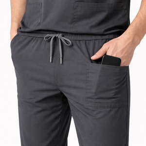 Custom Color Medical Scrubs <b>Set</b> for Hospital Staff Lightweight Comfortable Nurse <b>Doctor</b> Uniform - Product Image 3