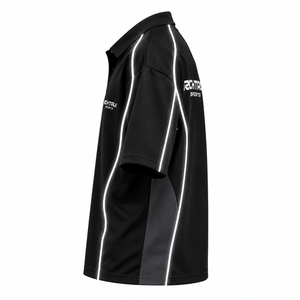 Men's Black Short Sleeve for <b>Shirt</b> Quick Dry Soft Street Style Letter Print Sporty Casual Summer Wear - Product Image 3