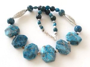 Collar de Resina de Moda Personalizado de Alta Calidad para Mujeres y Niñas, Cadena de Cuentas Geométricas, Joyería Artesanal, Venta Caliente - Product Image 2