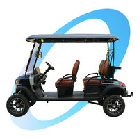 Ensemble de voiturette de golf comprenant un chargeur, une housse et des accessoires de luxe