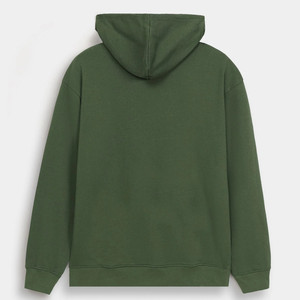 เสื้อฮู้ดดี้ผ้าฝ้ายแท้ 100% สีดำ พิมพ์ลายดิจิทัล ทรงหลวม ไหล่ตก มีกระเป๋า ไซส์ 6XL สำหรับฤดูหนาว สไตล์ลำลอง - Product Image 6
