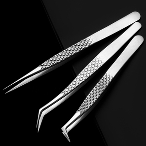 The Gold Plumage Clip <b>Extension</b> Tweezers Are High-precision Pakistan-style Tweezers Specially Designed for Eyelash <b>Extension</b> - Product Image 1