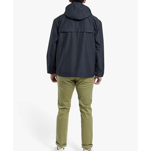 OEM Custom <b>Men</b> Plus Size Canvas Winter Windbreaker <b>Jacket</b> Hooded Collar <b>Reflective</b> Polyester Outdoor Sports Front High Street - Product Image 4