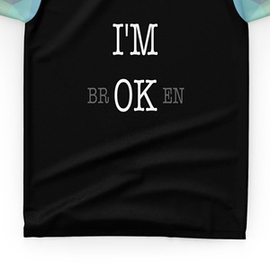 T-shirt pour hommes à impression personnalisée de haute qualité Épaule tombante surdimensionnée avec design uni à manches longues - Product Image 6