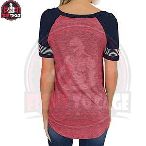 ซัพพลายเออร์ที่ดี OEM ODM เสื้อยืดผู้หญิงทรงปกติ ผ้าฝ้ายเนื้อแน่น ระบายอากาศได้ดี เป็นมิตรกับสิ่งแวดล้อม คุณภาพสูง ดีไซน์ล่าสุด - Product Image 4