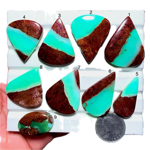 Boulder Chrysoprase Supplier From India Wholesale Bulk Cheap Manufacturing Price High Quality Top Grade Cabochon Gemstone Stone - Product Image 1