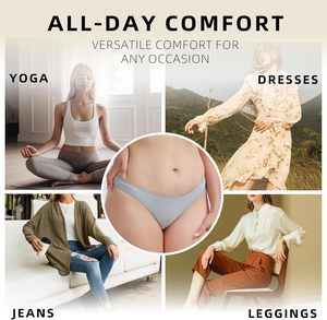Nuevo Lanzamiento 2026: Tanga Suave y Sereno para Mujer, Ropa Interior Transpirable de Algodón Elástico, Tacto Suave, Uso Diario Seguro, ODM - Product Image 6