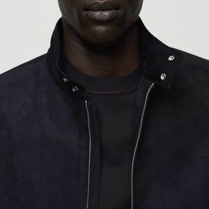 New Arrival Fast Delivery Discounted Price Men's <b>Suede</b> Leather <b>Jacket</b> Stand Collar Zip Up Winter Wear <b>Suede</b> <b>Jacket</b> - Product Image 5