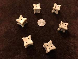 Handmade Bone Dice <b>Set</b> <b>Square</b> Antique Imitation Eco-Friendly Natural Craft Art Collectible Carved Antique Imitation Durable Art - Product Image 4