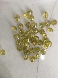 Diamant Jaune Naturel Fantaisie Taille Brillant Pureté VVS-VS 1.30mm-3.00mm Pierre Précieuse Libre Prix de Gros pour Fabrication de Bijoux - Product Image 4