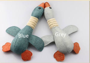 Flying Duck Stuffed Squeaky Durable Dog Chew Toys - Product Image 4