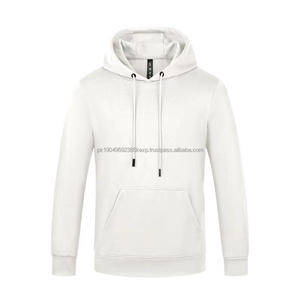 Sweat-shirt vierge, vêtements de travail, impression de logo, vêtements à capuche, pull, manteau d'automne, coton biologique, polyester - Product Image 2