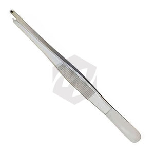 Pinzas Quirúrgicas Premium de Acero Inoxidable de 5 Pulgadas con 1x2 Dientes para Tejido, Herramienta de Agarre para Control Médico - Product Image 2