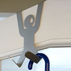 Crochets de porte en acier inoxydable forgé, style poupée de dessin animé, pour suspendre vêtements et ustensiles dans les placards de cuisine - Product Image 1