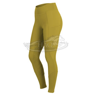Leggings d'équitation légers pour femme avec détails en mesh – Pantalons d'équitation légers pour l'été - Product Image 1