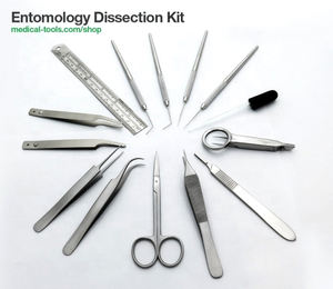 Kit de Disección Entomológica, Kit de Disección para Estudiantes, Herramientas de Disección, Suministros para Insectos de Mahfooz Instruments - Product Image 6