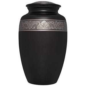 White Cremation <b>Urn</b> for Adults With 3 Gold Bends <b>Large</b> Human <b>Urns</b> & Jar For Ashes Container Eco Friendly Cremation <b>Urns</b> Latest - Product Image 2