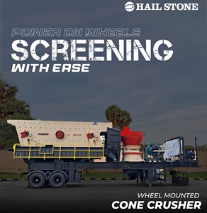 Concasseur à cône sur roues Hailstone, solution de concassage portable à haute efficacité, conçu pour le concassage secondaire, ternaire et fin - Product Image 5