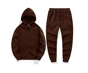 Ensemble de jogging imperméable à capuche personnalisé pour l'automne, deux pièces, vêtements de sport, exportateur OEM premium, vente en gros, directement de l'usine - Product Image 3